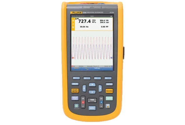 Fluke 125B Industrial ScopeMeter Hand-Held Oscilloscope, 40 MHz 1