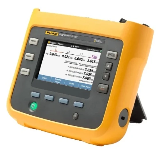 Fluke 1732/INTL Three Phase Power Energy Monitor & Logger, Battery-Powered 3