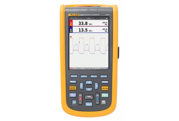 Fluke 123B Industrial ScopeMeter Hand-Held Oscilloscope, 20 MHz 1