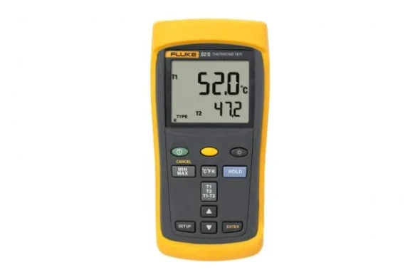 Fluke 52 II Dual Probe Digital Thermometer<br> 1